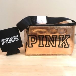 Victorias Secret Pink Foil Rose Gold